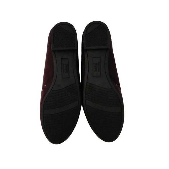 Brash Dilly Loafer Flat Shoes Black Violet Studs Womens Size 8.5 New with Box - Picture 8 of 10